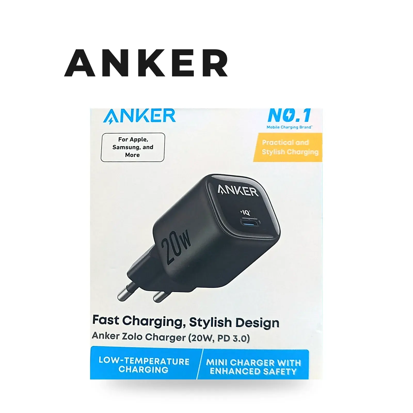 شاحن أنكر زولو 20 واط USB-C أصلي