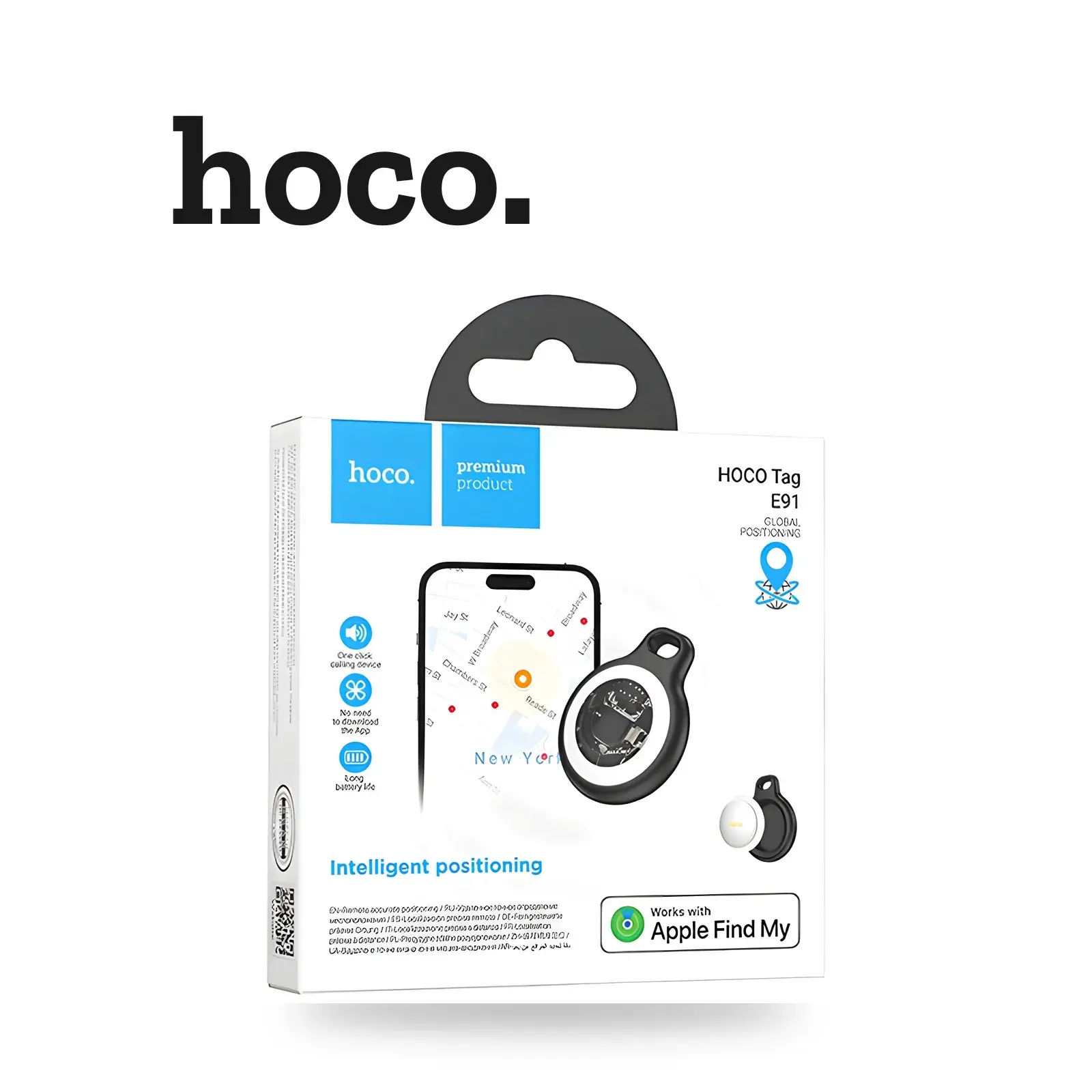 جهاز تتبع ذكي hoco Tag E91 يعمل مع تطبيق Find My